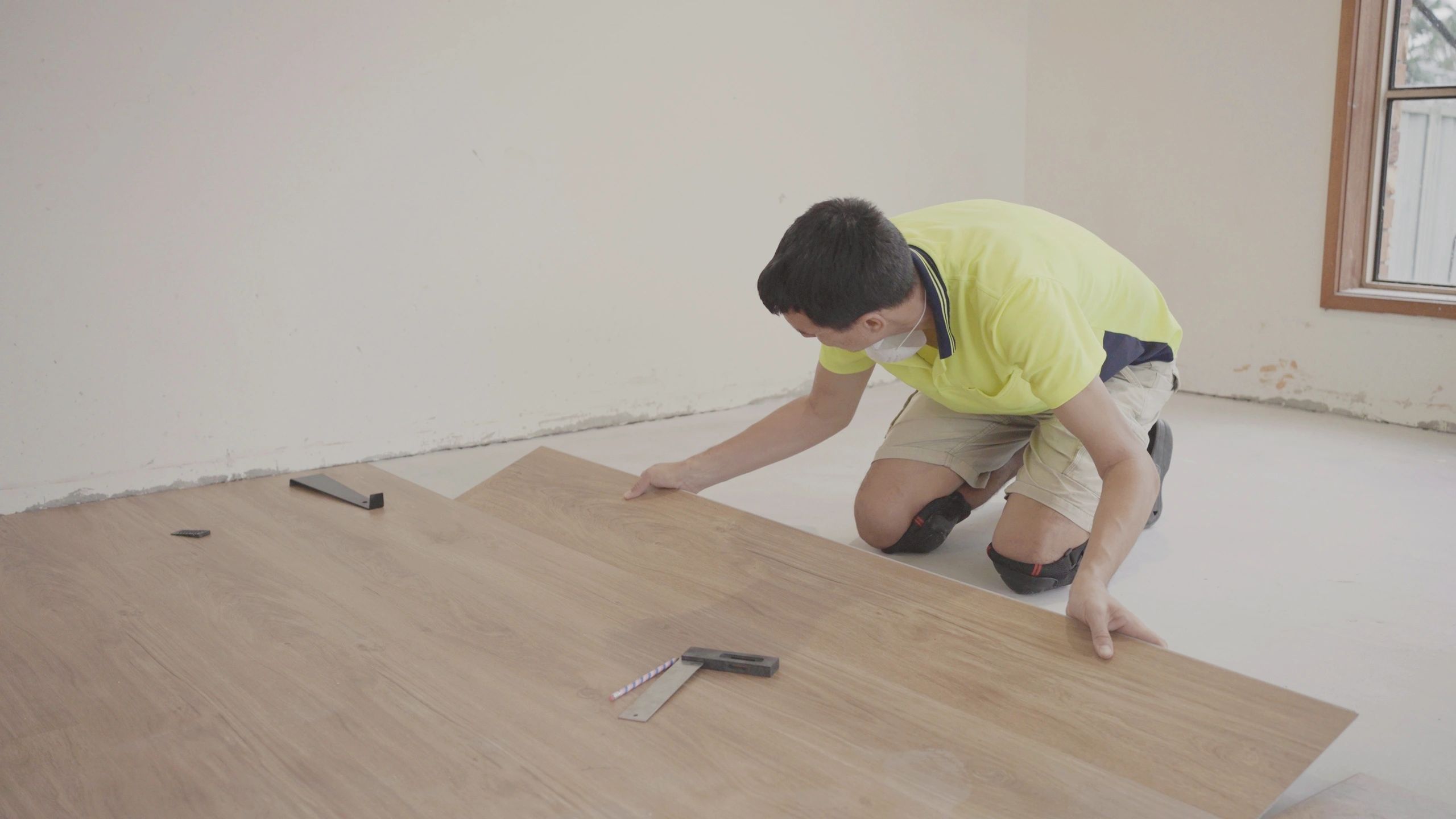 Homeowner with new carpet